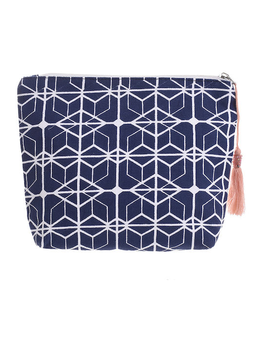 Ble Resort Collection Toiletry Bag in Blue color 23cm