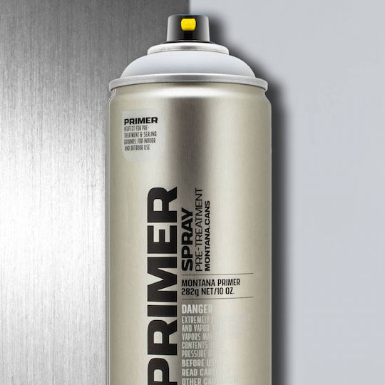 Montana Cans Spray Primer Primer Aluminium with Matt Effect Light Grey 400ml