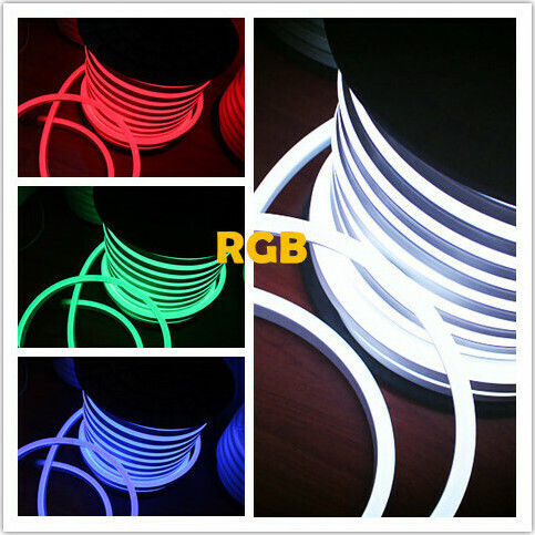 Astralux Αδιάβροχη Ταινία LED 220V RGB Φως 5m Neon Flex με Τροφοδοτικό