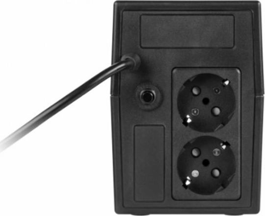 Rebel Micropower 600 UPS Off-Line 600VA 360W με 2 Schuko Πρίζες