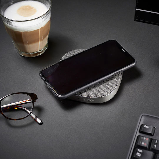 SACKit Ασύρματος Φορτιστής (Qi Pad) Γκρι (CHARGEit)