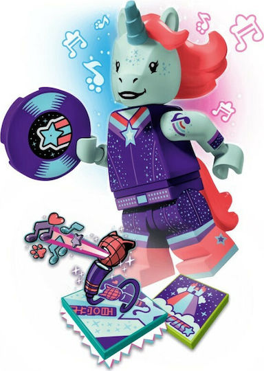 LEGO Vidiyo Unicorn DJ BeatBox Pentru 7+ Ani 84 Bucăți
