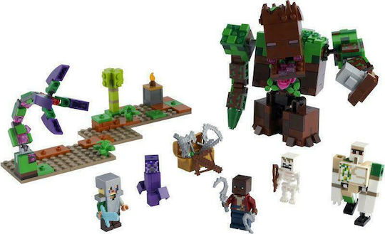 LEGO Minecraft The Jungle Abomination pentru 8+ Ani 489 Bucăți