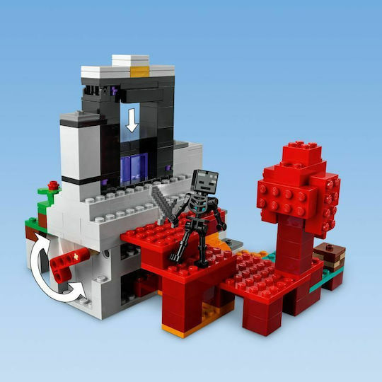 LEGO Minecraft The Ruined Portal pentru 8+ ani Ani 316buc