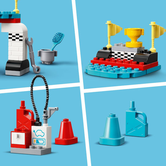LEGO Duplo Race Cars für 2+ Jahre alt Jahre 44Stück