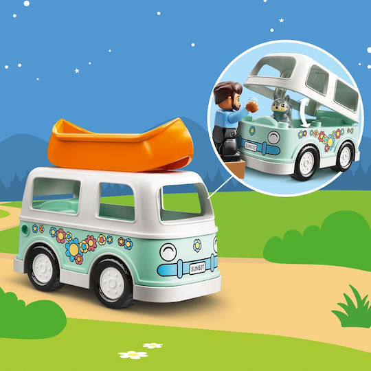 LEGO Duplo Familien Camping Van Abenteuer für 2+ Jahre 30 Stück