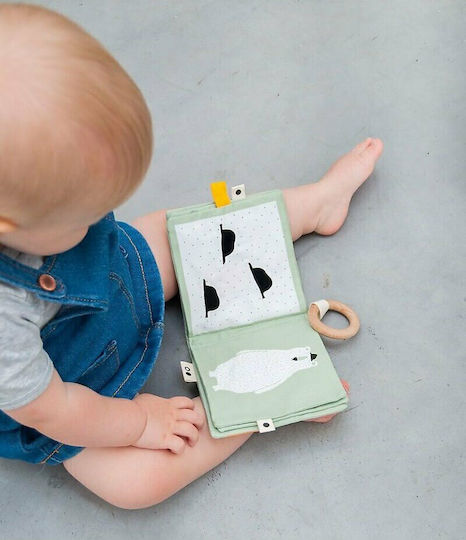 Trixie Carte de Activități Carte de activități moale cu animale din Țesătură pentru 10++ Luni
