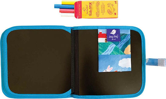 Jaq Jaq Bird Painting Chalkboard Book with Chalks Friends Airplanes for Children 3+ years Years