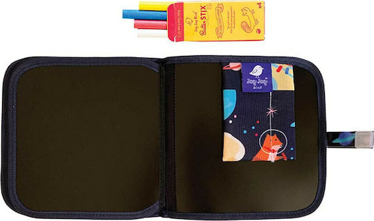 Jaq Jaq Bird Painting Chalkboard Book With Chalk Friends Rocket Ships for Children 3+ years Years