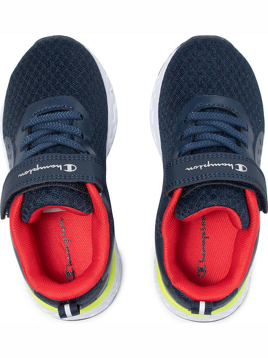 Αθλητικά Παιδικά Παπούτσια Running με Σκρατς Navy Μπλε