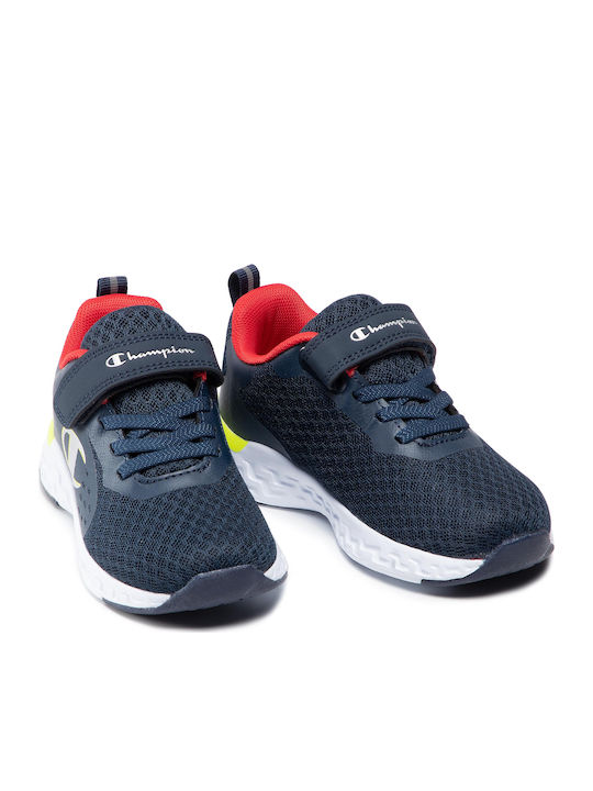 Αθλητικά Παιδικά Παπούτσια Running με Σκρατς Navy Μπλε