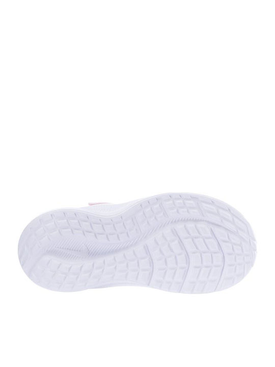 Downshifter Downshifter 11 Kids Sports Shoes Running with Hoop & Loop Closure Pink Foam / Metallic Silver / Black / White