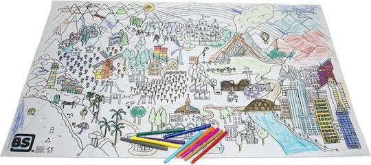 BS Toys Painting Washable Surface for Children 4+ years old Years
