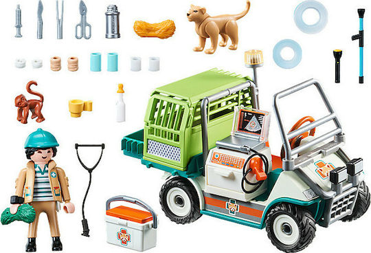 Playmobil Familienspaß Vet with Caddy für 4+ Jahre Jahre