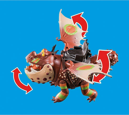Playmobil Dragons Fishlegs and Meatlug for 4-10 years old