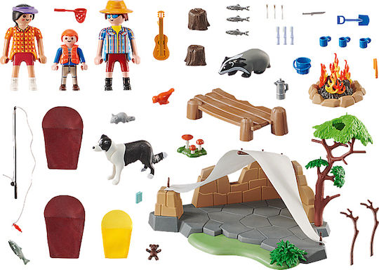 Playmobil Familienspaß Family Camping Trip für 4-10 Jahre