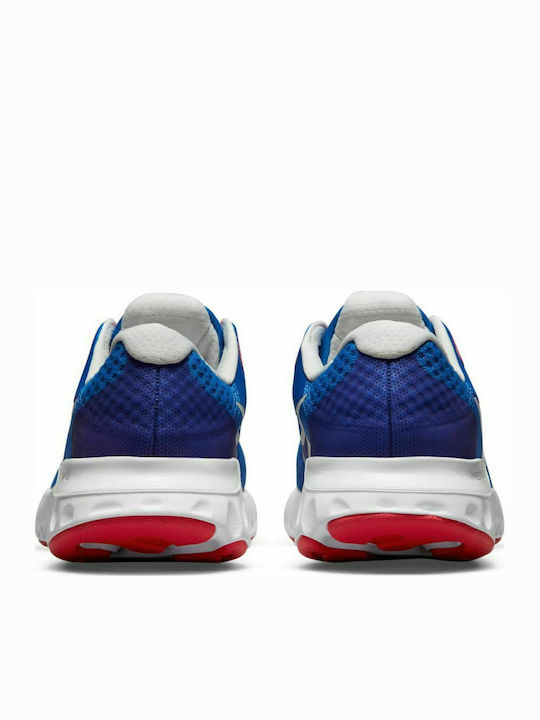 Renew Run 2 Kids Sports Shoes Running with Laces Blue