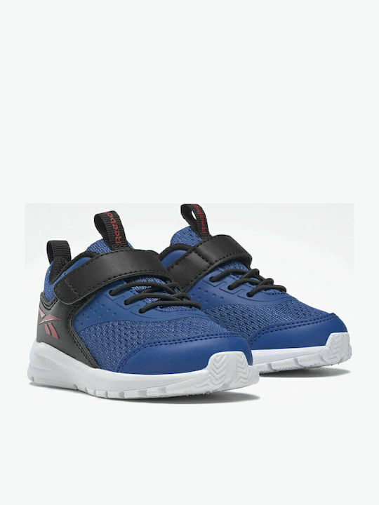 Rush Runner Rush Runner 4.0 TD Kids Sports Shoes Running with Hoop & Loop Closure Vector Blue / Core Black / Vector Red