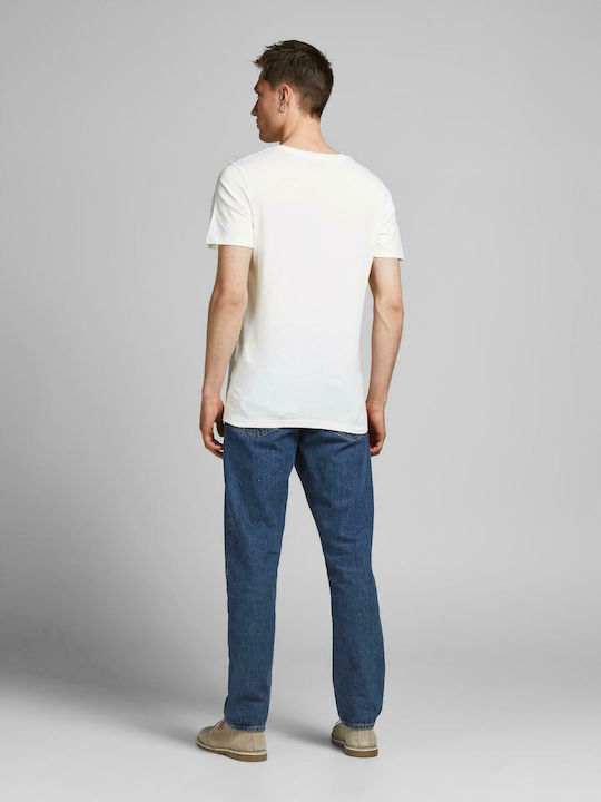 Jack & Jones Men's T-Shirt Stamped White