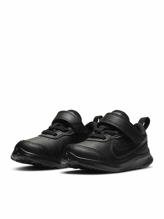 Αθλητικά Παιδικά Παπούτσια Running Varsity Leather Tdv Μαύρα