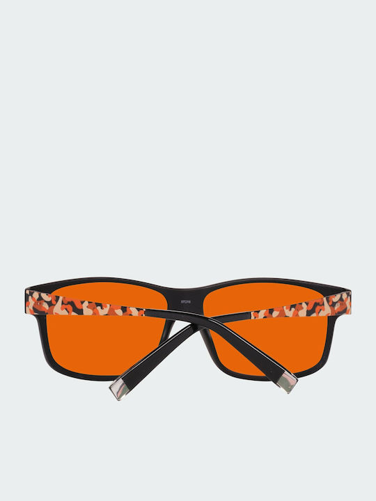 Esprit Men's Sunglasses with Black Plastic Frame and Orange Lens ET17893 555