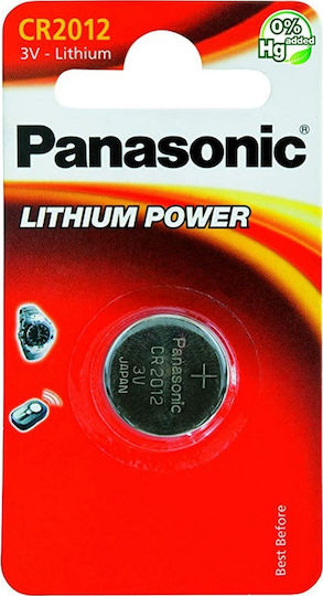 Panasonic Lithium Power Batterie für Uhren CR2012 3V 1Stück