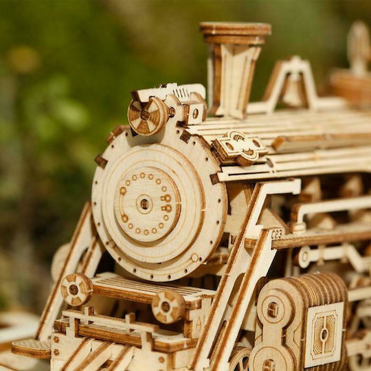 Robotime Παιχνίδι Κατασκευών Ξύλινo 3D Prime Steam Express 1:80 για Παιδιά 13+ Ετών