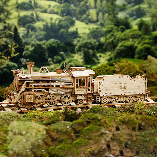 Robotime Παιχνίδι Κατασκευών Ξύλινo 3D Prime Steam Express 1:80 για Παιδιά 13+ Ετών