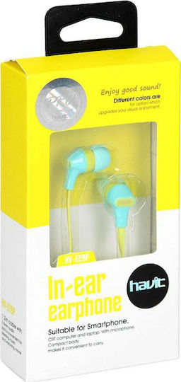 Havit EP29 In-Ear Freisprecheinrichtung Kopfhörer mit Stecker 3.5mm Gelb
