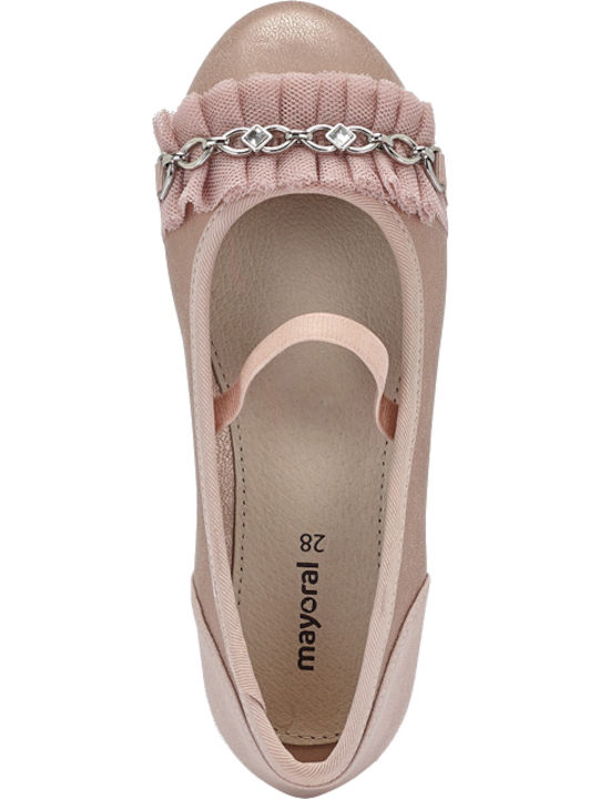 Mayoral Kids Ballerinas with Elastic Strap Pink