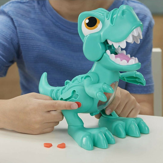 Hasbro Плей-Доу Пластелин Игра Dino Crew Crunchin T-Rex За 3+ Години 3 Броя