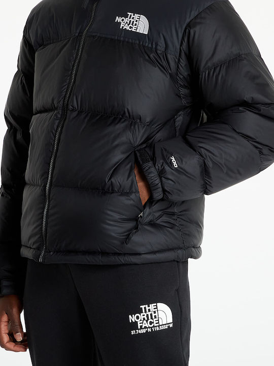 1996 Retro Nuptse Geacă Iarnă Puffer Neagră