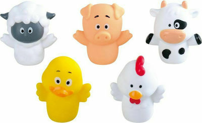 Playgo Happy Finger Puppets 5-Pack (2 Σχέδια)