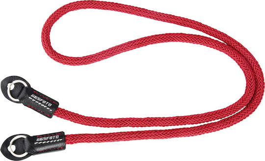 Fotospeed Mirrorless Camera Neck Strap 100cm Round System Red