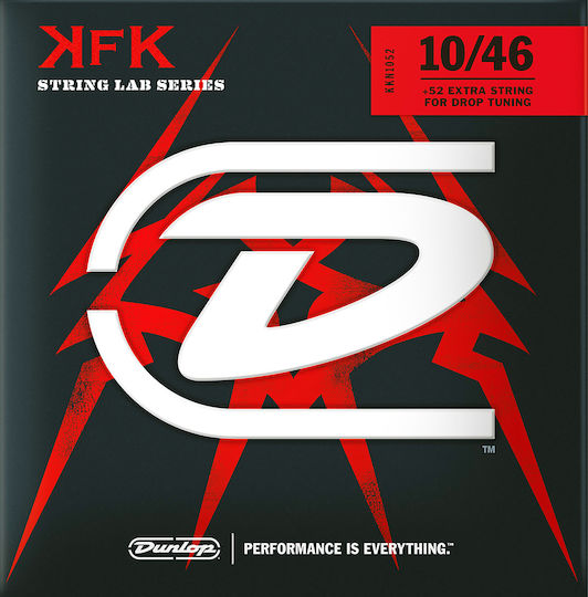 Dunlop String Lab Series Kerry King Набор Струни за Електрическа Китара Никелова Рана 10 - 52