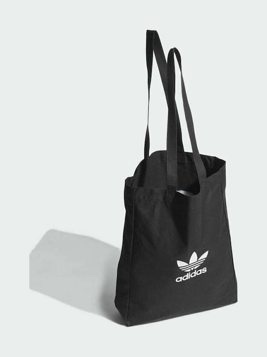 adidas Adicolor Baumwolle Einkaufstasche in Schwarz Farbe