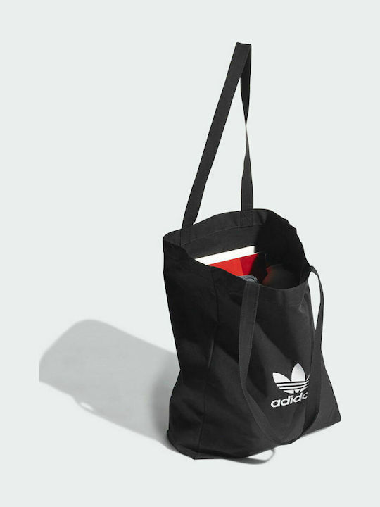 adidas Adicolor Baumwolle Einkaufstasche in Schwarz Farbe