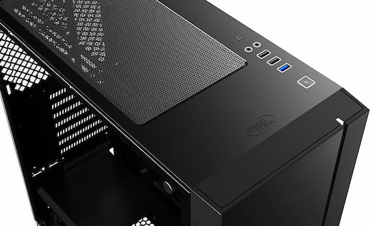Deepcool MATREXX 55 V3 ADD-RGB 3F Gaming Midi Tower Κουτί Υπολογιστή με Πλαϊνό Παράθυρο Μαύρο