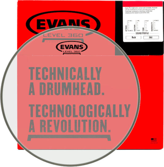 Evans Genera Clear Drumhead for Drums 10"