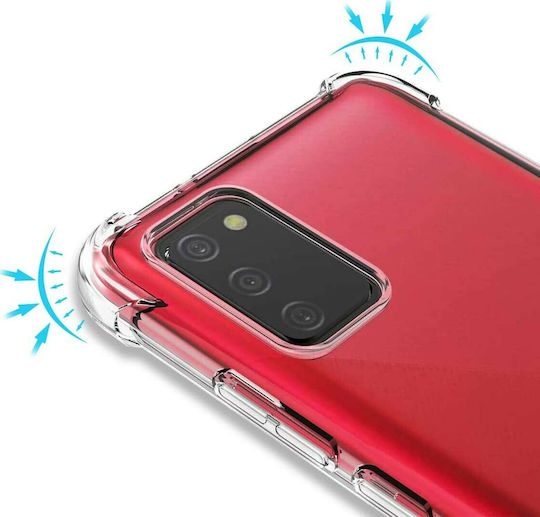 Ancus Shock Proof Back Cover Silicone Transparent (Galaxy A02s)