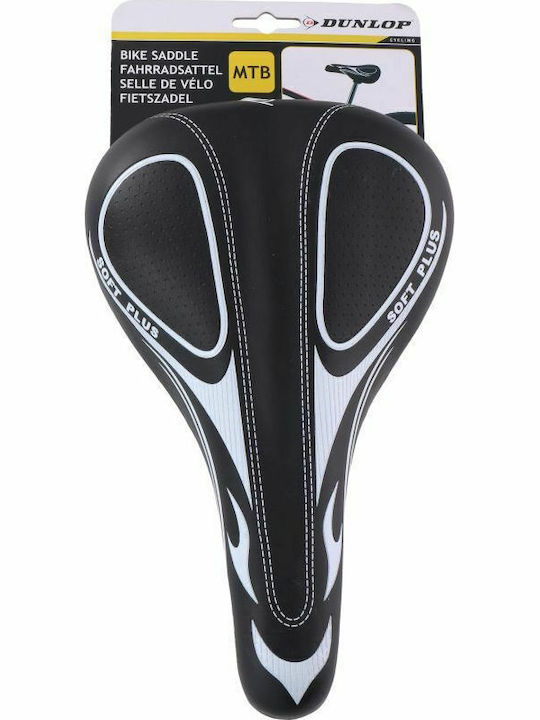 Dunlop Black Bicycle Saddle MTB / City