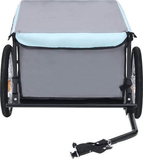 Vidaxl Bicycle Trailer Cargo Transport Black Blue 65 Kg