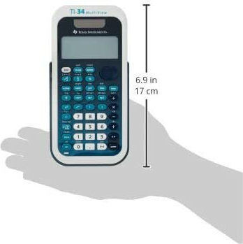 Texas Instruments TI 34 Multiview Αριθμομηχανή Επιστημονική σε Μπλε Χρώμα