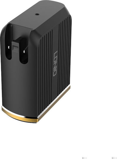 Ldnio Charger with USB-A Port and USB-C Port and Cable micro USB Quick Charge 3.0 Blacks (A2502Q)