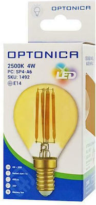 Optonica Λάμπα LED για Ντουί E14 και Σχήμα P45 Θερμό Λευκό 400lm