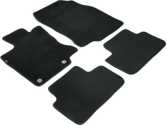 Lampa Set of Front and Rear Mats 4pcs for Renault Kadjar Black
