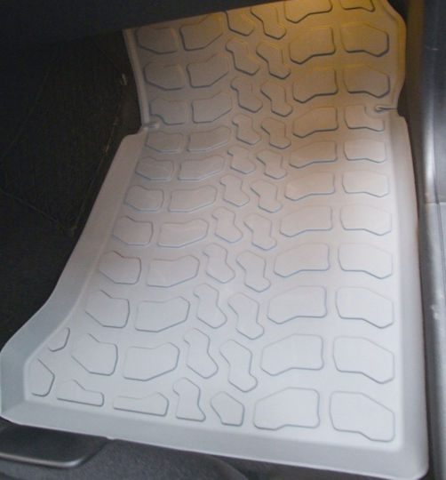 Auto Gs Set of Front and Rear Mats 3pcs Tray Type for Mercedes-Benz GLK 2008+ Black