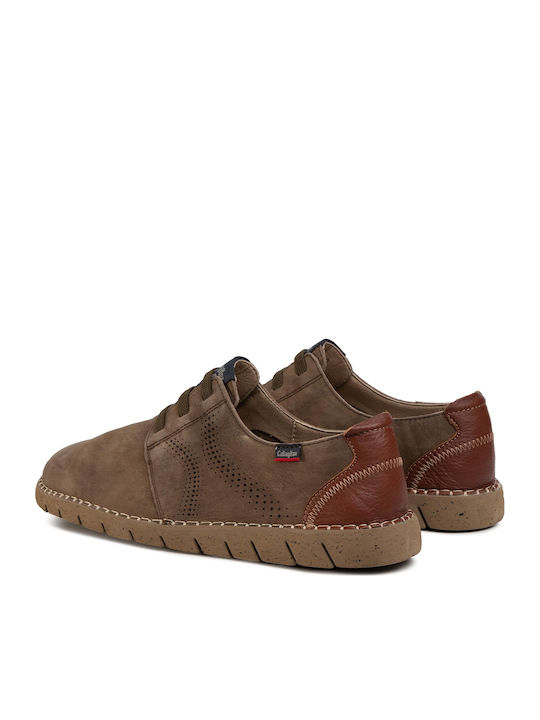 Gump Men's Leather Casual Shoes Brown