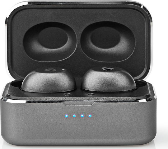 Nedis HPBT5056GY In-ear Bluetooth Handsfree Earphones with Charging Case Gray