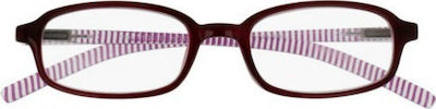 Silac 7091 Reading Glasses +4.00 in Purple color 7091